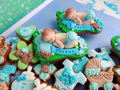 Cookies for baby BOY - Cake by Valeria Sotirova