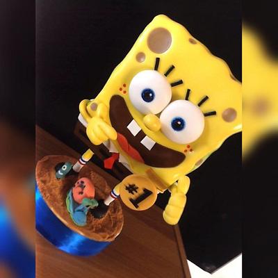 Spongebob Squarepants Defying Gravity - Cake by Cherry Eduarte-Cordero