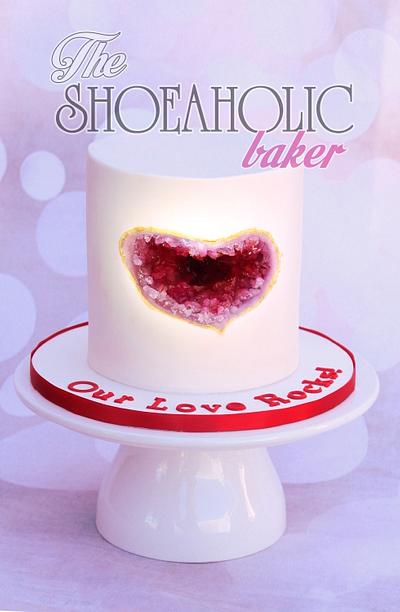 How deep is your love? - Cake by The Shoeaholic Baker