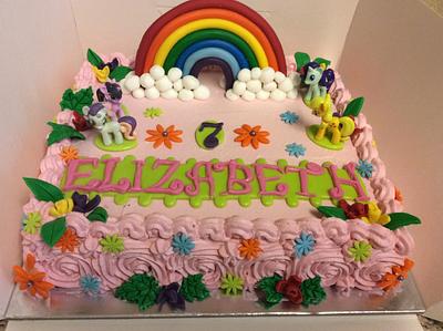 My Little Pony2  - Cake by zarel