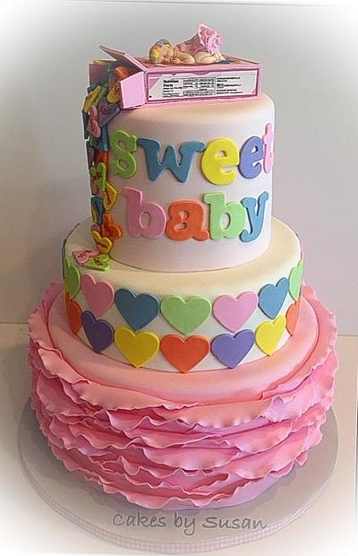 Sweet baby valentine baby shower - Cake by Skmaestas