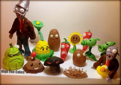 Plants vs Zombies - Cake by Sarah Myers