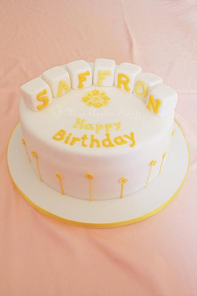 Saffron Cake - Cake by Karen Dourado
