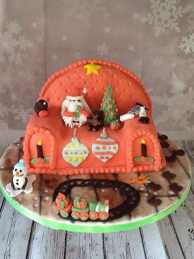 Christmas Magic-cpc christmas collaboration  - Cake by Tania's Delights