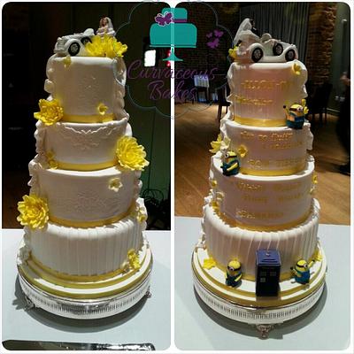 Hidden Agenda Wedding Cake  - Cake by CurvaceousBakes