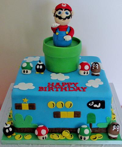 Mario - Cake by Cakes and Cupcakes by Anita