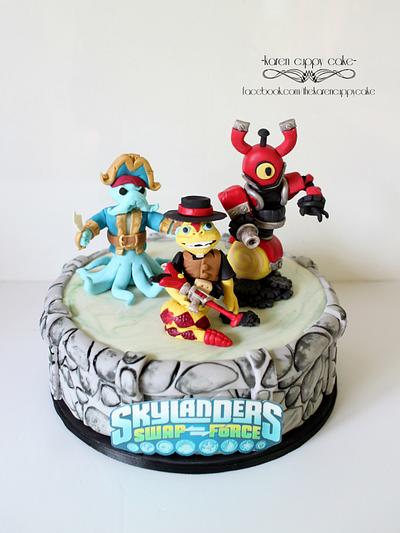 Skylander swap force - Cake by Karen Leong