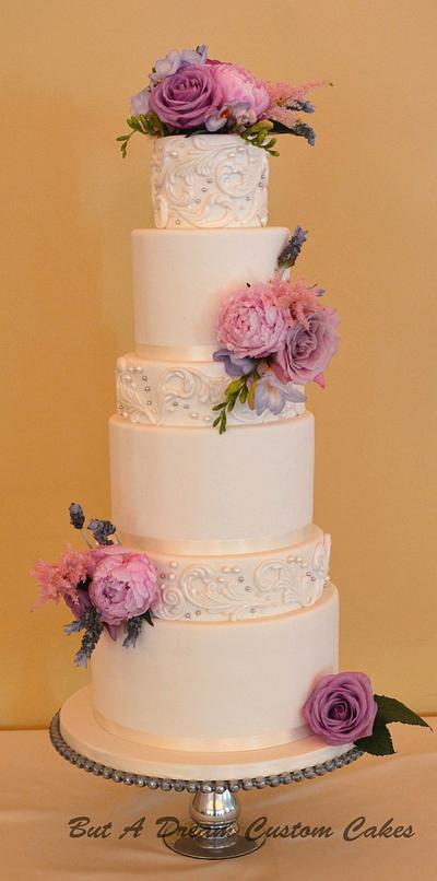 Six Tier Wedding Cake - Cake by Elisabeth Palatiello