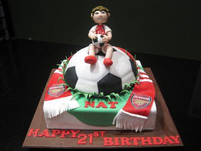 Arsenal FC Cake - Cake by Nicholas Ang