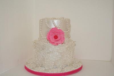 wedding cake - Cake by Pams party cakes
