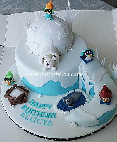 Winter Wonderland cake at Ski Dubai - Cake by Patosherie