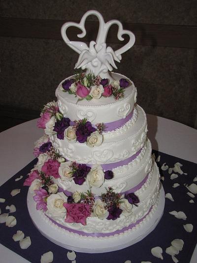 Purple Hues - Cake by Tiffany Palmer
