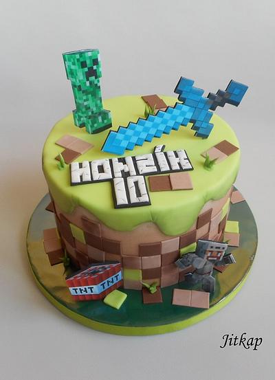 Minecraft cake - Cake by Jitkap