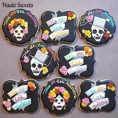 Day of the dead cookies for Go Bo! Bake Sale - Cake by Hiromi Greer