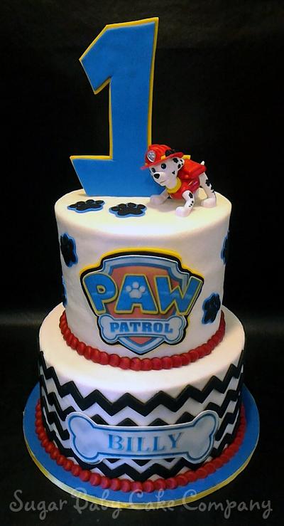 Paw Patrol 1st Birthday Cake - Cake by Kristi