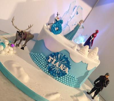 Frozen Birthday - Cake by The Midnight Baker
