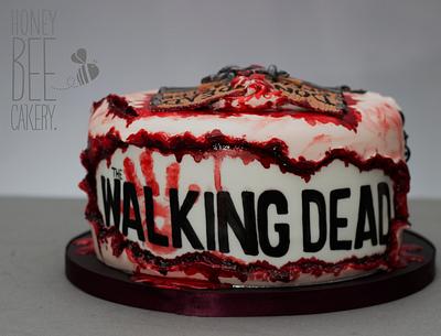 The Walking Dead Cake by The Honey Bee Cakery - Cake by The Honey Bee Cakery