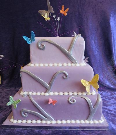 Butterflies Cake - Cake by Louise