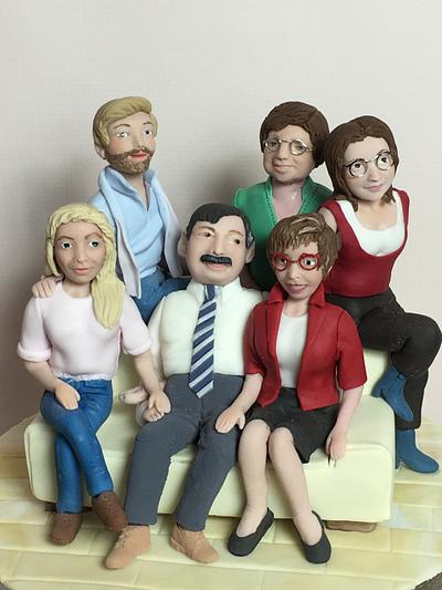 Love my family caketopper - Cake by Brigittes Tortendesign