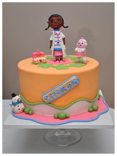Doc McStuffins Cake - Cake by Spring Bloom Cakes