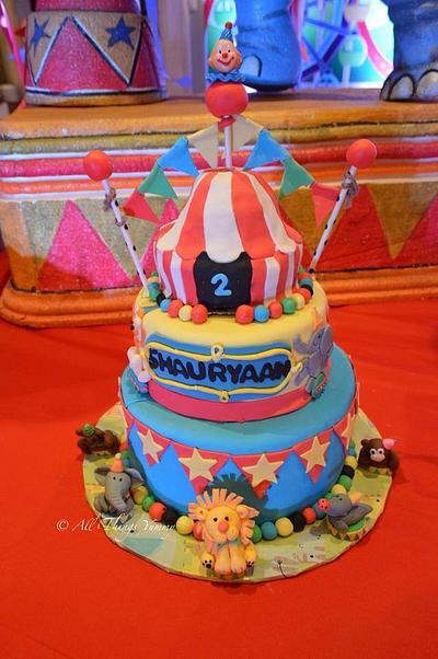 Carnival fun! - Cake by All Things Yummy