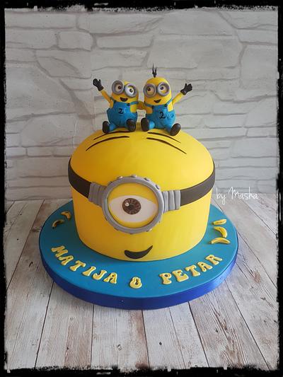 Happy happy Minions cake - Cake by Sweet cakes by Masha