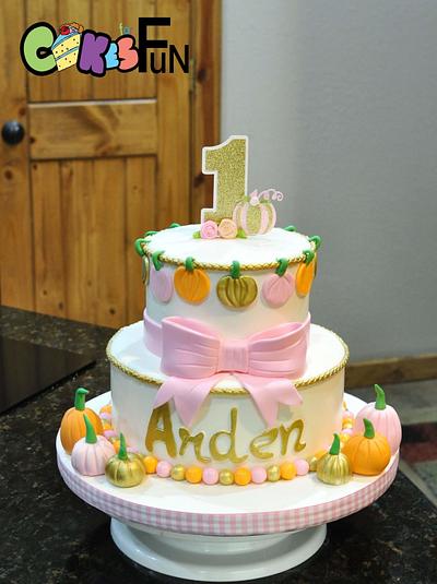 Pumpkin Theme - Cake by Cakes For Fun