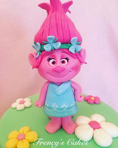 Poppy Trolls - Cake by Frency's Cakes