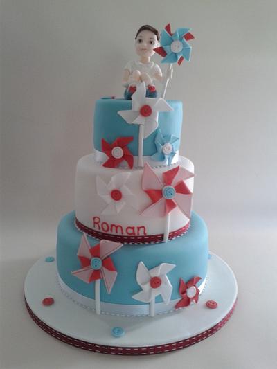 christening cake for 4 year old - Cake by milkmade