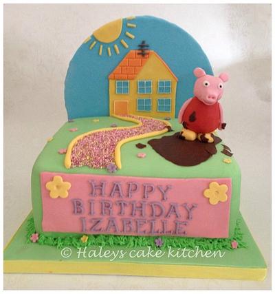 Peppa pig cake - Cake by haley