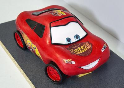 Lightning McQueen Cake - Cake by Laura Dachman