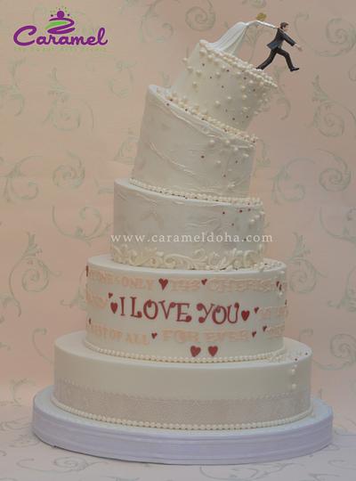 Wedding Cake  - Cake by Caramel Doha