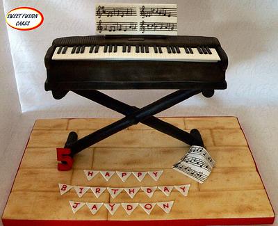 Piano Cake - Cake by Sweet Fusion Cakes (Anjuna)