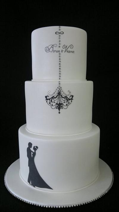 Wedding cake - Cake by Paul Delaney of Delaneys cakes