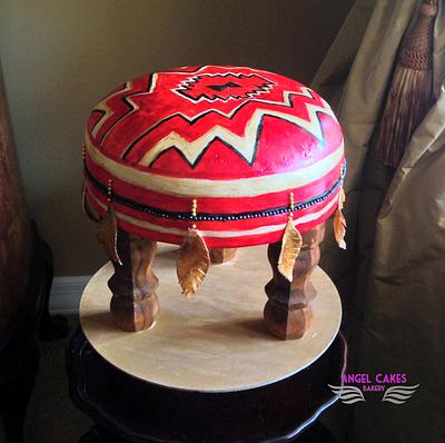 Navajo Footstool Cake - Cake by Angel Cakes