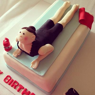 Bikram yoga cake  - Cake by Effie