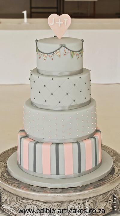 Cute Bunting Cake - Cake by Edible Art Cakes