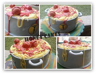 Spaghetti.. - Cake by HONEY CAKES