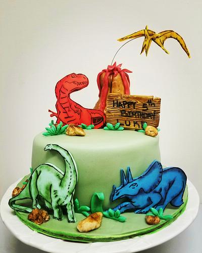 Dinosaur cake - Cake by Cakes Abound