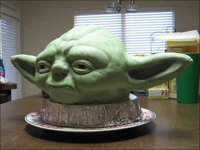 Yoda Head Cake - Cake by Tami Chitwood