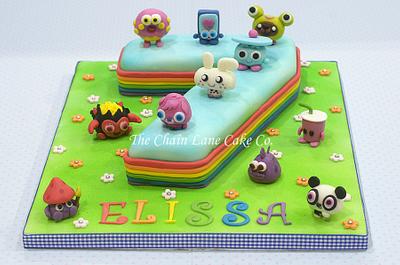 Moshi Monsters - Cake by The Chain Lane Cake Co.