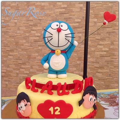 Doraemon - Cake by SugarRose