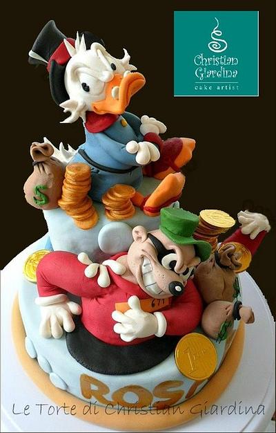 "Scrooge and thief" - Cake by Christian Giardina