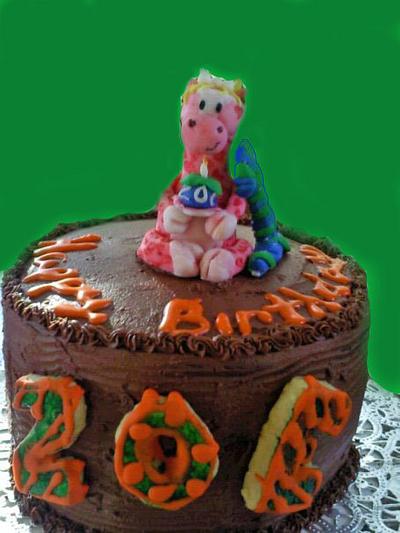 Giraffe Triple Chocolate Cake - Cake by Erin Blodgett