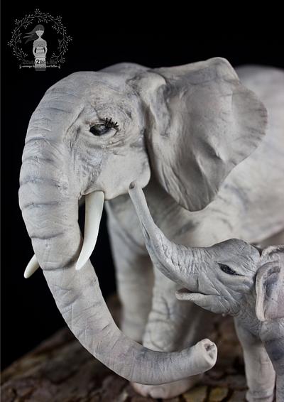 Animal Right Collaboration 2016_African Elephant - Cake by 2cute2biteMe(Ozge Bozkurt)