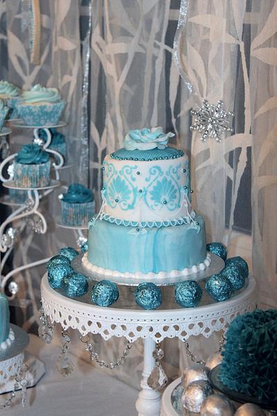 Turquoise delight - Cake by Artym 