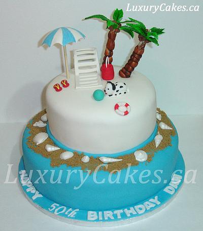 Beach themed cake - Cake by Sobi Thiru