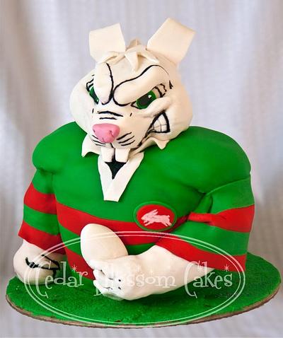 Football mascot - Cake by ozgirl39