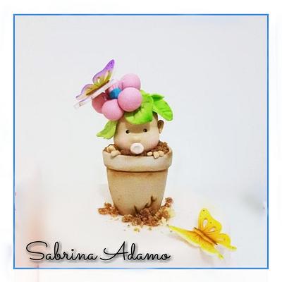 Baby flower  - Cake by Sabrina Adamo 