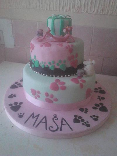 Pink Panther Cake - Cake by Snezana